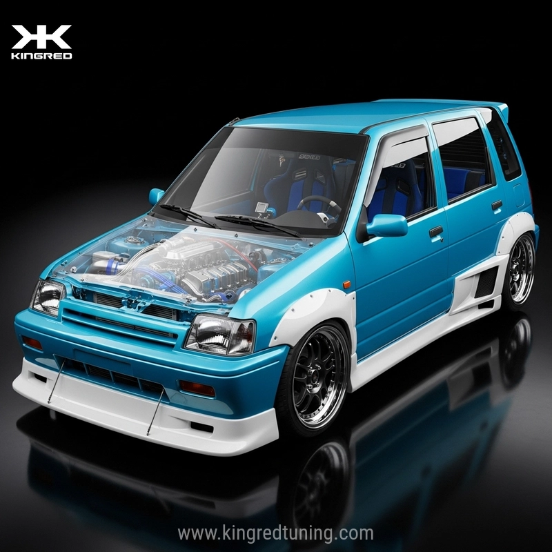 Daewoo Tico Tuning Azul Modelo  V