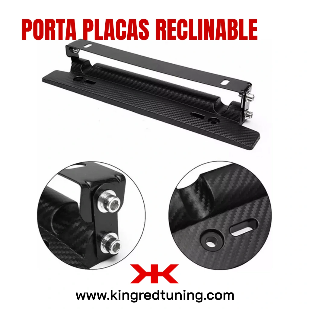 Portaplacas Reclinable detalles